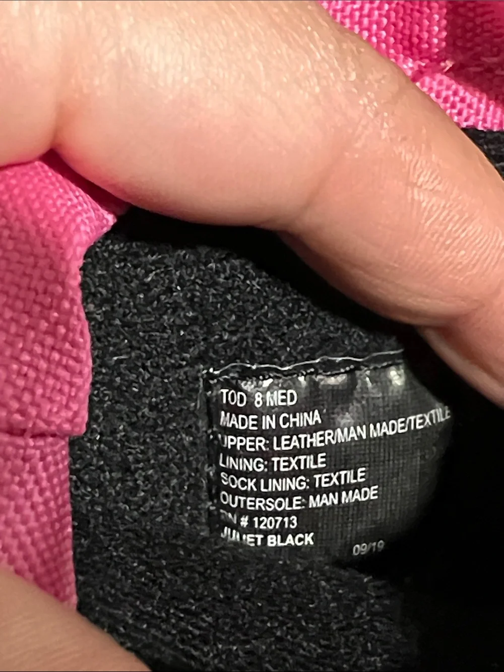 totes Kids Pink and Black Waterproof Snow Boots Toddler 8 medium